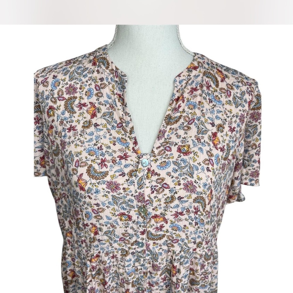J. Jill Multicolor Floral Midi Dress - Picture 2 of 5